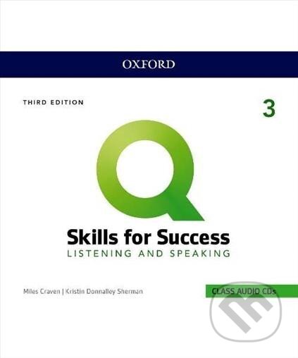 Kniha: Q: Skills for Success 3 Listening & Speaking Class Audio CDs /3/, 3rd (Miles Craven). Oxford University Press, 2019