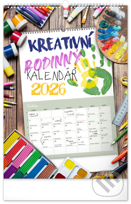 NOTIQUE Kreativní rodinný kalendář 2026 (Notique)