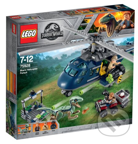 LEGO Jurassic World 75928 Blue a prenasledovanie helikoptérou, LEGO, 2018