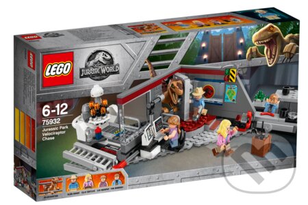 LEGO Jurassic World 75932 Jurský park: Naháňačka s Velciraptorom, 2018