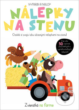 Nálepky na stenu: Zvieratká na farme, YoYo Books, 2018