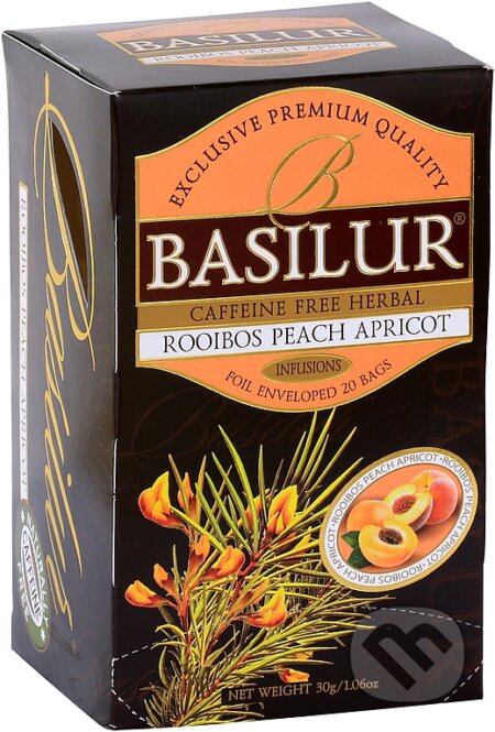Roibos Apricot (Pravý ceylónsky porciovaný čaj)