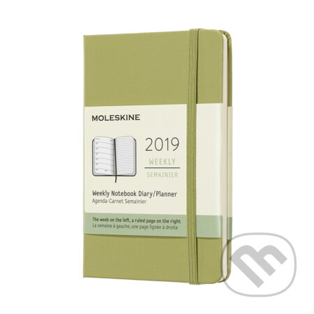 Moleskine – 12-mesačný plánovací svetlo zelený diár 2019, Moleskine, 2018