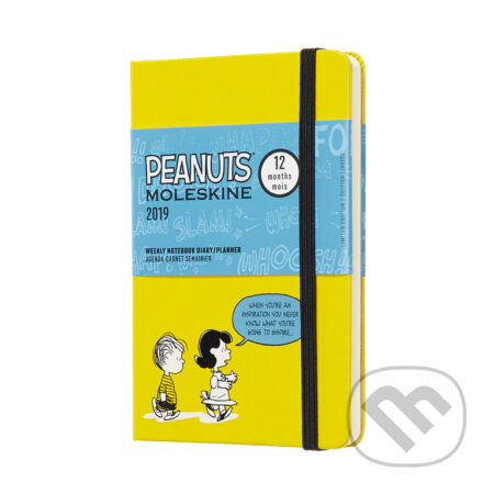 Moleskine – 12-mesačný plánovací diár Snoopy žltý 2019, Moleskine, 2018