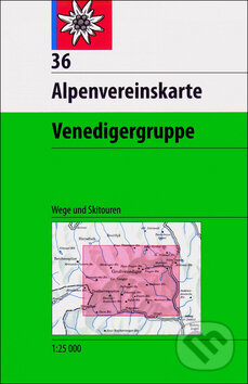 Kniha: Venedigergruppe 1:25 000 (Alpy Praha). Alpy Praha