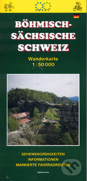 Kniha: Böhmisch - Sächsische schweiz 1:50 000 (Ivo Novák). Žaket, 2005