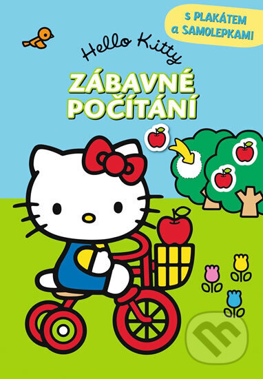 Kniha: Hello Kitty - Zábavné počítání s plakátem a samolepkami (neuvedený autor). Egmont ČR, 2011