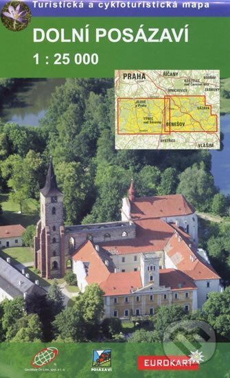Kniha: Dolní Posázaví 1:25T /68 Turistické mapy pro každého (Geodezie On Line). Geodezie On Line