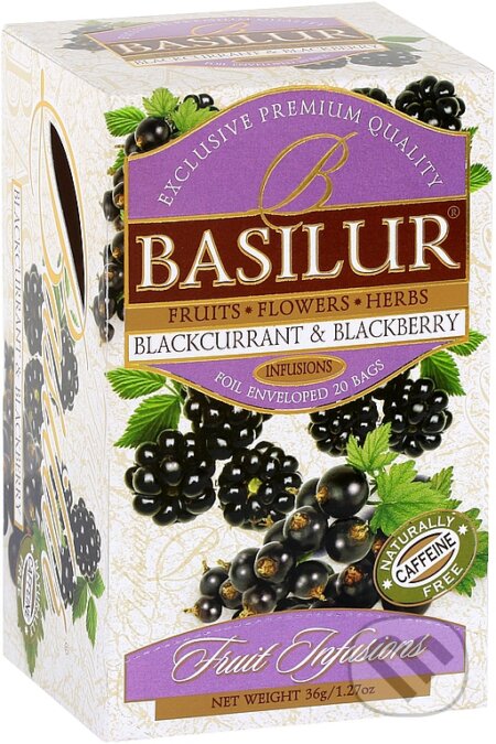 Blackcurrant & Blackberry (Pravý ceylónsky porciovaný čaj)