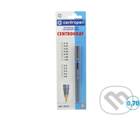 CENTROPEN technické trubičkové pero 0.7mm (Centropen). Centropen