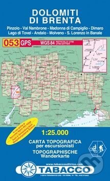 Kniha: Dolomiti di Brenta 1:25 000 (Alpy Praha). Alpy Praha