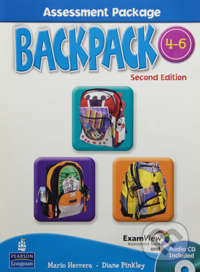 Kniha: Backpack, 2nd Ed. Ass Pack w/ CDs L s 4–6 (Mario Herrera). Pearson