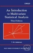 Kniha: Multivariate Statistical Analy (Anderson). John Wiley & Sons, 2003