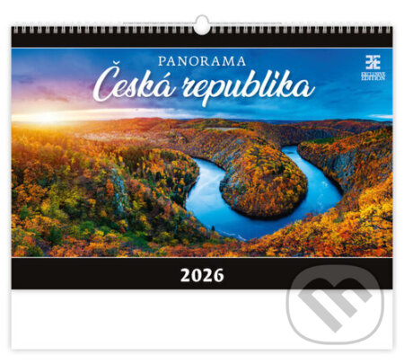 Kniha: Panorama Česká republika 2026 - nástěnný kalendář (Helma)