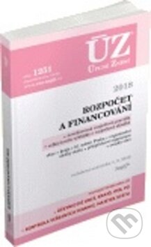 Kniha: ÚZ 1251 Rozpočet a financování územních samosprávných celků (Sagit). Sagit, 2018
