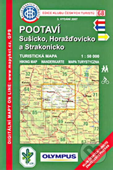 Kniha: KČT 68 - Pootaví, Sušick, Horažďovicko a Strakonic (freytag&berndt). freytag&berndt