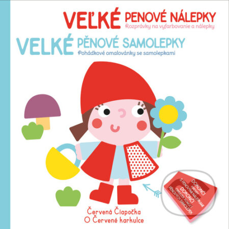 Kniha: Velké pěnové samolepky O Červené karkulce (YoYo Books)