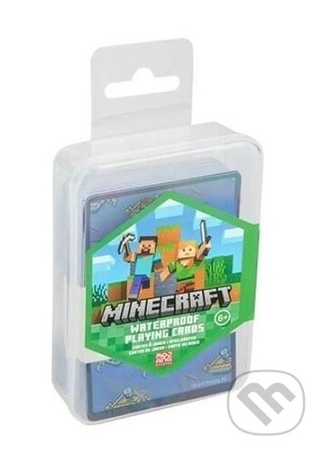 Společenská hra: Voděodolné hrací karty Minecraft (Merch)