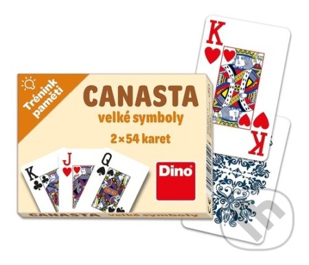 Spoločenská hra: Canasta velké symboly (Dino)