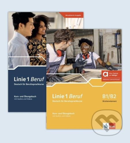 Kniha: Linie 1 Beruf B1/B2 & B2 – Hybride Ausgabe – Kurs./Übungsbuch PAKET + MP3/Video allango.net (Ulrike Moritz). Klett