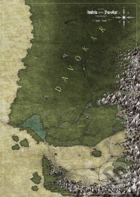 Kniha: Symbaroum: Ambria and the forest of Davokar (mapa) (Free League Publishing). Free League Publishing