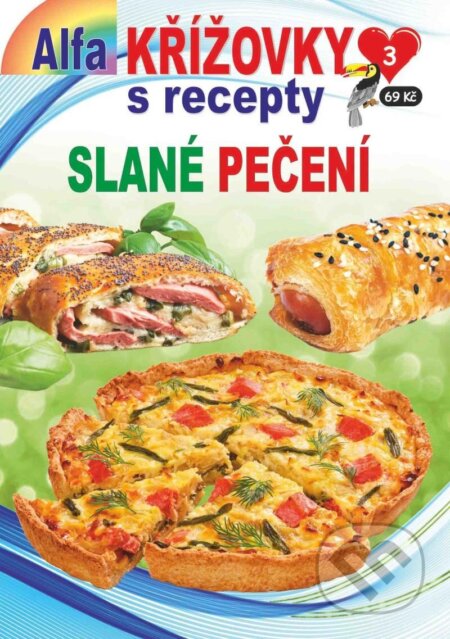 Kniha: Křížovky s recepty 3/2025 - Slané pečení (Alfasoft)