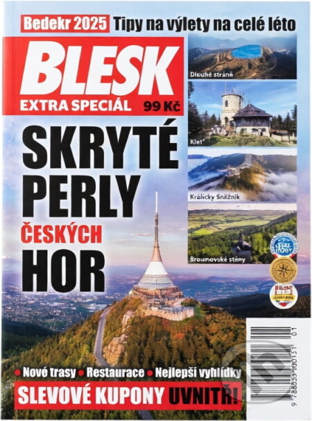 Kniha: Skyté perly českých hor : bedekr 2025 : tipy na výlety na celé léto (Michal Chytil). , 2025