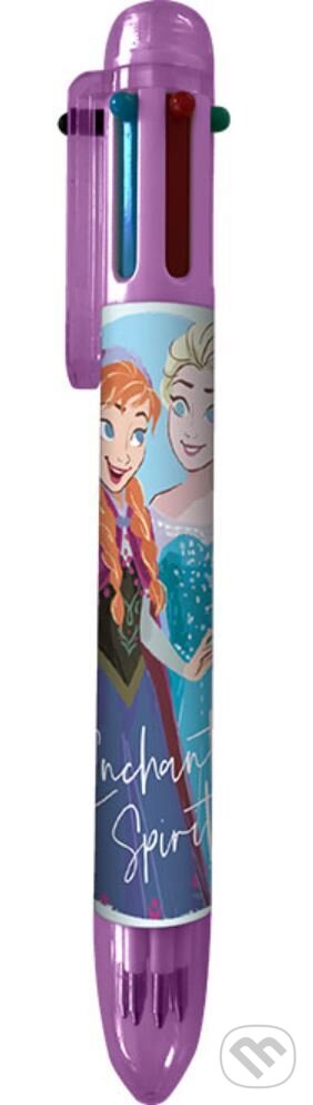 Plastové viacfarebné pero Disney - Frozen: Elsa a Anna 6 farieb (). , 2025
