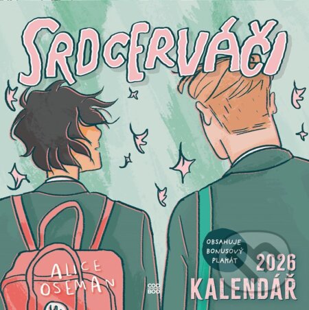 Srdcerváči - kalendář 2026 (Alice Oseman)