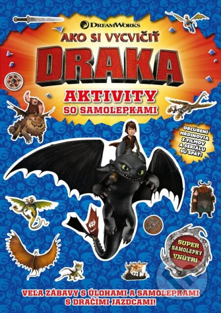 Ako si vycvičiť draky: Aktivity so samolepkami - kniha z kategorie Úkoly pro děti