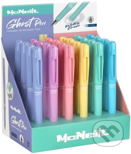 Colorino gumovateľné bombičkové pero McNeil Pastel - mix bariev