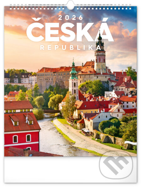 Nástěnný kalendář Česká republika 2026