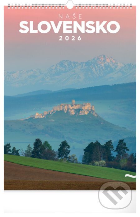 NOTIQUE Nástenný kalendár Naše Slovensko 2026
