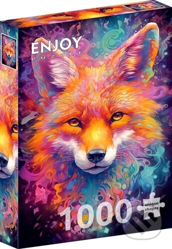 Ohnivá liška - puzzle z kategorie Umělecké