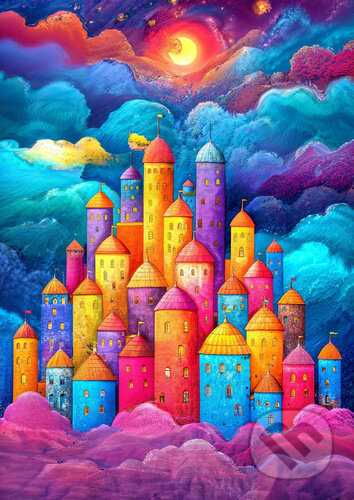 Pevnost v oblacích - puzzle z kategorie Umělecké