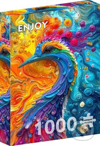 Enjoy puzzle Mramorové peří 1000 dílků