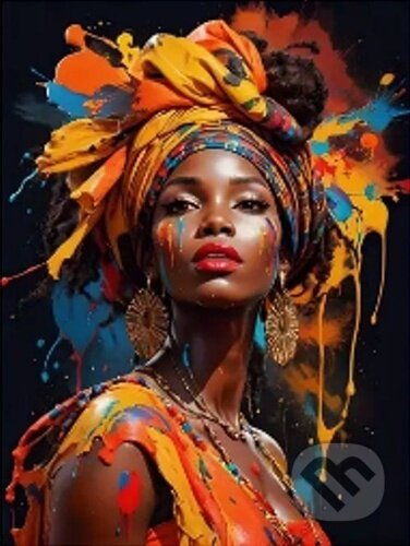 Afričanka 30x40cm (Diamantové malování)