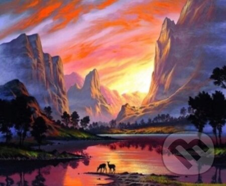 Diamantové malování Hory 30x40 cm