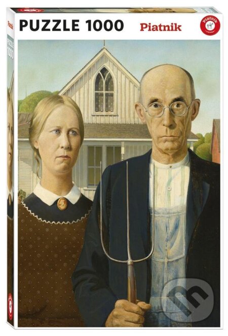 Wodd: Americká gotika - puzzle z kategorie Umělecké