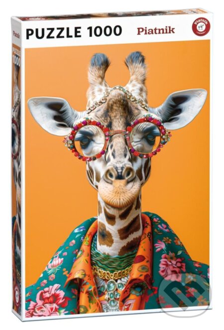 Crazy Giraffe - puzzle z kategorie Umělecké
