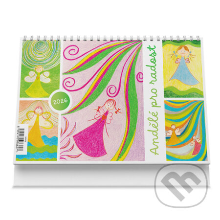 Stolní kalendář Andělé pro radost 2026