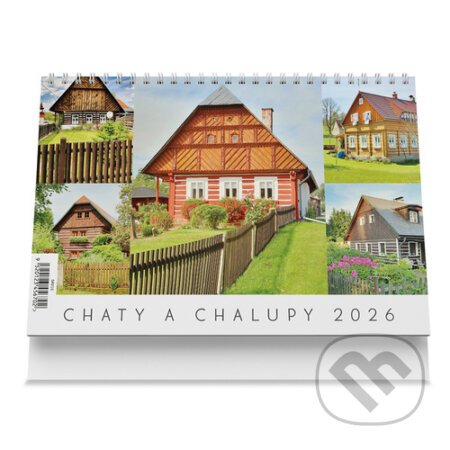 Stolní kalendář Chaty a chalupy 2026 (VIKPAP). VIKPAP, 2025