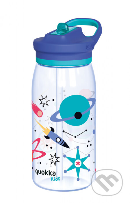 Plastová fľaša s náustkom Glow Kids Space 580 ml