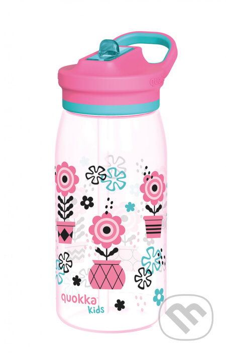 Plastová fľaša s náustkom Glow Kids Melodic Flowers 580 ml