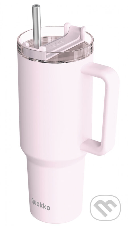 Nerezový termohrnček so slamkou Stream Light Pink 1200 ml