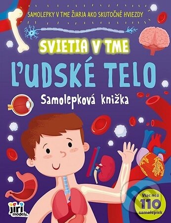 Kniha: Ľudské telo - Svietia v tme (Jiri Models SK)