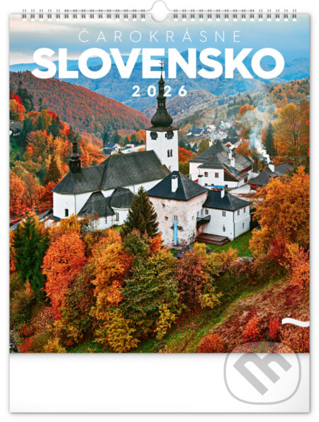 NOTIQUE Nástenný kalendár Čarokrásne Slovensko 2026 (Notique)