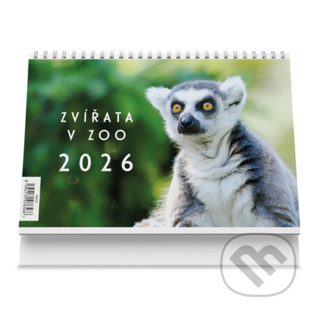 Zvířata v ZOO 2026 - stolní kalendář (VIKPAP). VIKPAP, 2025