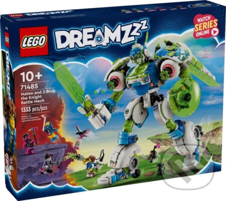 Společenská hra: LEGO® DREAMZzz™ 71485 Mateo a rytiersky bojový robot Z-Blob (LEGO). LEGO, 2025