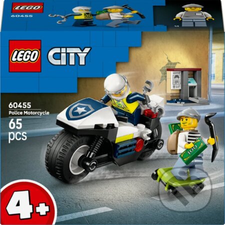 Společenská hra: LEGO® City 60455 Naháňačka na policajnej motorke (LEGO)